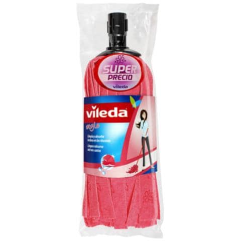 Mop In Cotone E Poliestere Vileda - Rosso - Foto 1