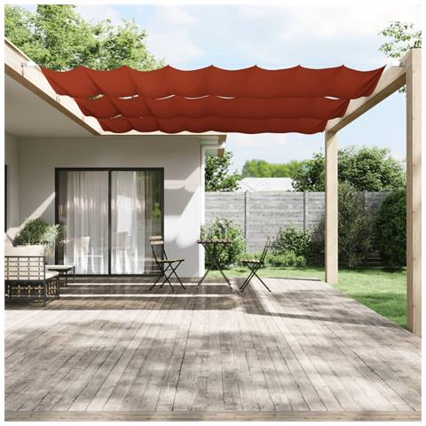 Paravento Verticale Terracotta 140x360 Cm In Tessuto Oxford - Foto 2