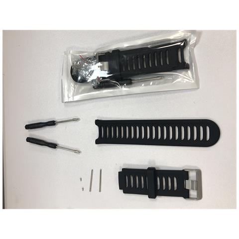 Cinturino Per Orologio In Silicone Garmin Forerunner 910xt Black - Foto 3