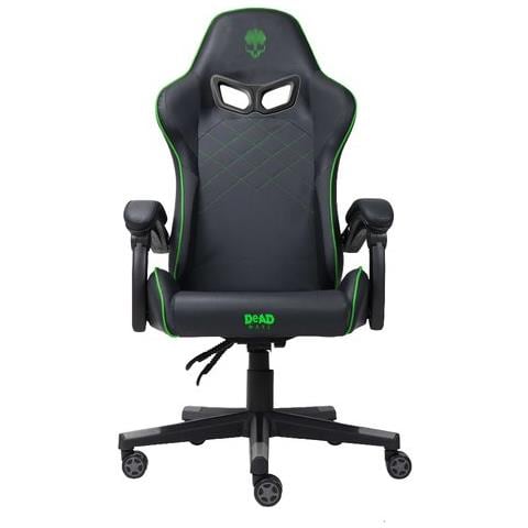 Sedia Gaming Dwgt0007 Deadwave Skull Black E Green - Foto 1