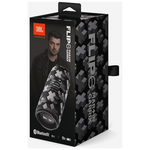 Speaker Wireless Portatile Flip 6 Martin Garrix Edition Bluetooth Potenza 30 Watt Impermeabile IP67 - Foto 2