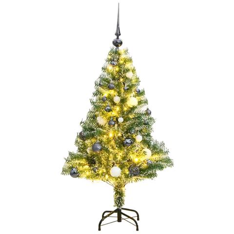 Vidaxl Albero Di Natale Artificiale - Verde - 150 Cm Con Led