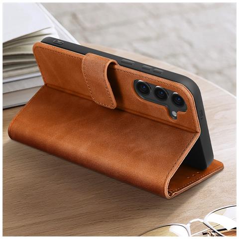 Custodia Per Samsung Galaxy S24 Plus Portafoglio Supporto Video - Foto 2