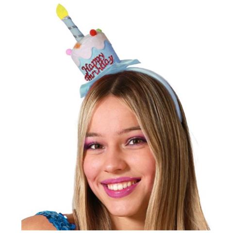 Diadema Compleanno Azzurro - Foto 1