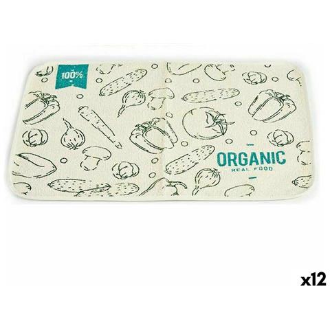 Tovaglietta Singola Bianco Verde (33 X 0,3 X 48 Cm) (12 Unità) - Foto 1