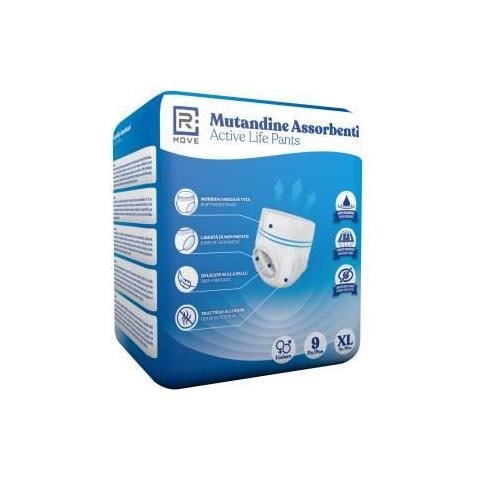 Confezione da 9pz Tg. XL Mutandine Assorbenti ActiveLife Adulto - Foto 1