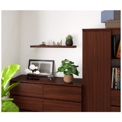 Mensola a muro PS4, 80x20x3,2 cm, Colore Weng? - Foto 4