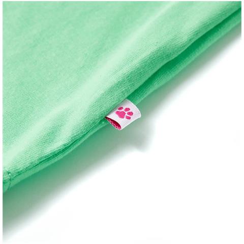 Maglietta Da Bambina Verde Chiaro 128 - Foto 2