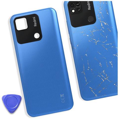 Vetro Posteriore Redmi 10a Originale Service Pack, Blu - Foto 2