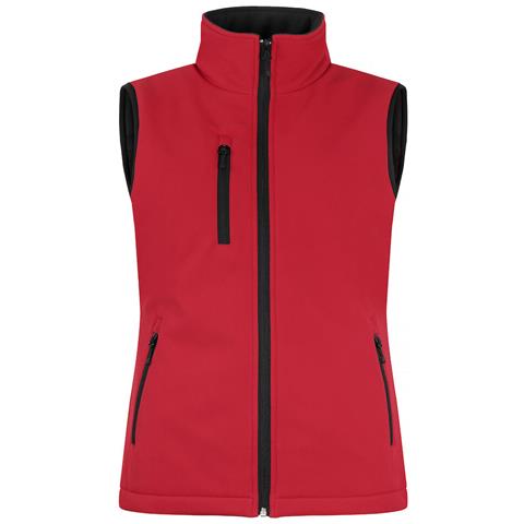 Padded Softshell Vest Ladies Rosso Xs - Foto 1