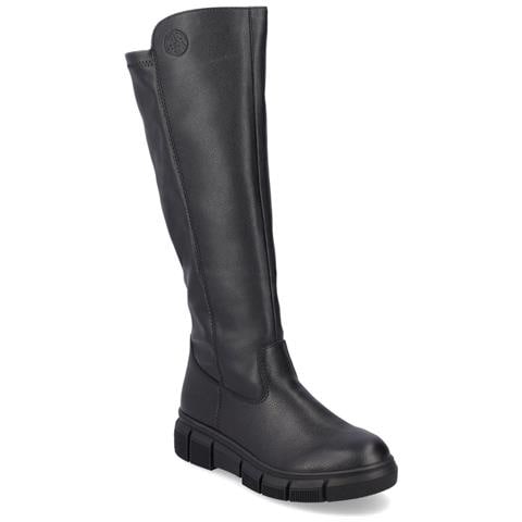 Black Casual Closed Boots Stivaletti Sintetico E Tessile Scarpe Donna Nero Eu 36, X3451-01 - Foto 1