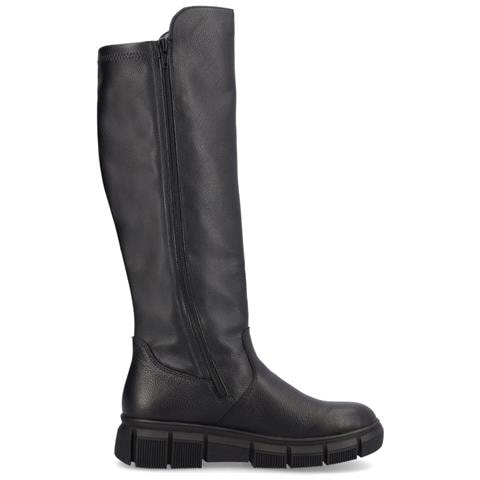 Black Casual Closed Boots Stivaletti Sintetico E Tessile Scarpe Donna Nero Eu 36, X3451-01 - Foto 3