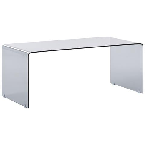 Tavolino Da Caffè Kendall Vetro Temperato Nero - Foto 2