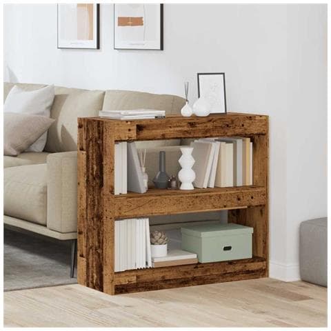 Libreria/divisorio In Legno Vecchio 80x30x72 Cm - Foto 3