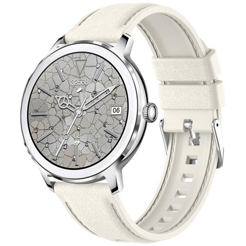 Smartwatch Con Misuratore Di Pulsazioni, Pressione Sanguigna E Ossigeno Nel Sangue Silver - Foto 2