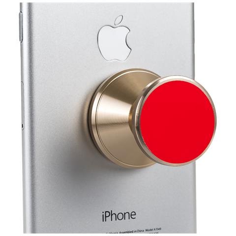 Supporto Magnetico Per Auto Con Rotazione A 360° E Regolazione Dell'inclinazione. 3x3x3cm. Colore: Oro - Foto 2