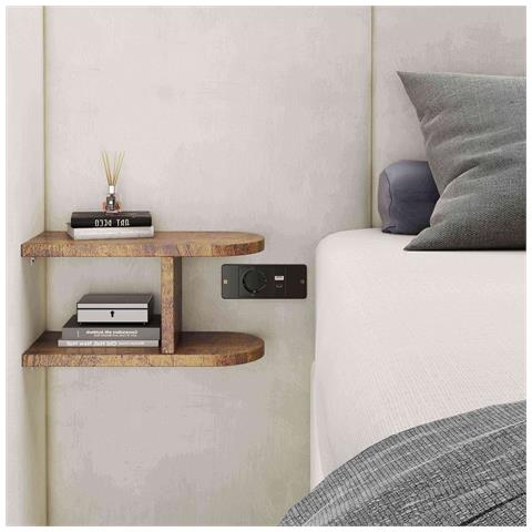 Letto Contenitore  Letto Imbottito 160x200cm, Letto Idraulico Ad Orecchie Larghe Con Connessione Usb E Due Comodini, Velluto, Beige, Senza Materasso - Foto 4