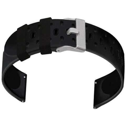 Cinturino In Silicone Per Orologio Garmin Venu 2 Plus E Garmin 245, Samsung Galaxy, Huawei Watch Black - Foto 2