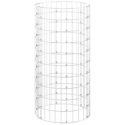 Compostiera da Giardino Ø50x100 cm in Acciaio Zincato - Foto 1