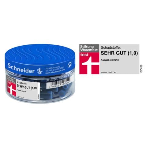 Schneider Tintenpatronen Sottile Blu 30 pz - Foto 1