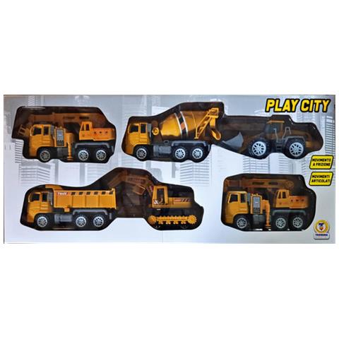 Playset Mezzi 6 Mezzi A Frizione - Foto 1