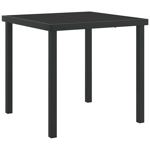 Set da Pranzo per Giardino 5 pcs Grigio polyrattan - Foto 1