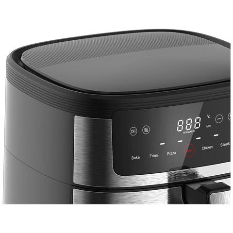 Friggitrice ad Aria Calda 182463 Capacità 6 L Potenza 1500 W Colore Nero Acciaio inox - Foto 5