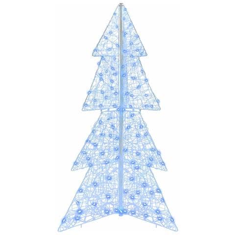 Albero di Natale con 160 LED Blu 150 cm Acrilico - Foto 2