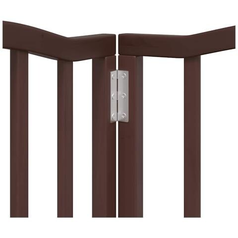 Cancello Cani Porta Pieghevole Marrone 12 Pannelli 600cm Pioppo - Foto 9