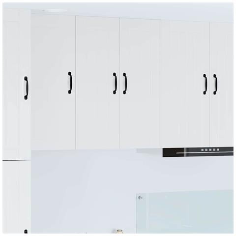 Mobile da cucina con lo scaffale Bianco Lucido 60 x 31 x 80 cm - Foto 2