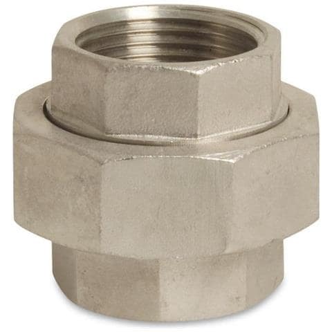Raccordo Filettato In Acciaio Inox 1 1/4   Ghiera Inox Per Acqua - Foto 1