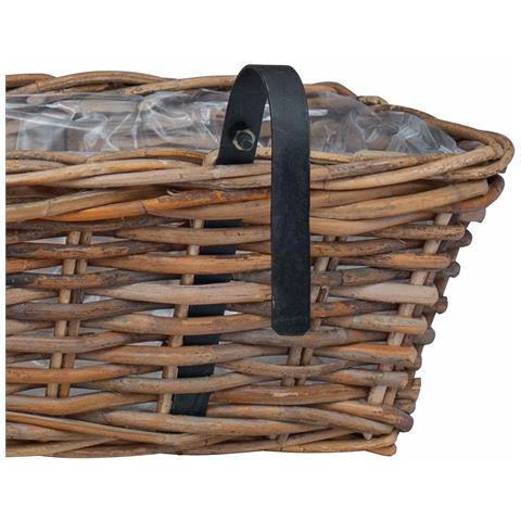Cestino Appendibile per Piante 2 pcs Marrone 48 x 22 x 15 cm - Foto 9