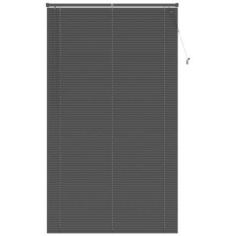 Tenda Veneziana Regolabile Grigio Argento 213 x 110 cm PVC - Foto 1