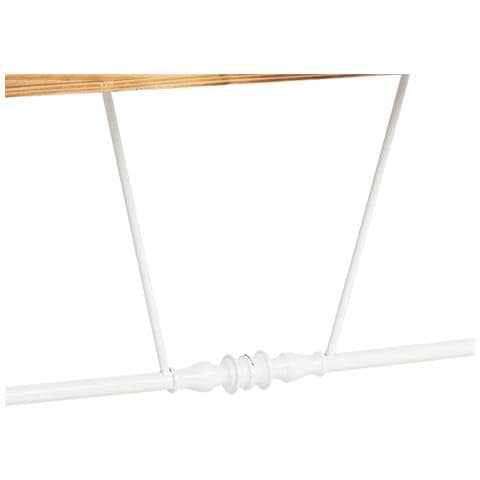 Console In Legno E Metallo Laccato Bianco 106x40x76,5h Cm - Foto 7