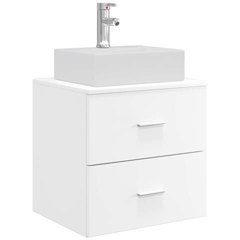 Mobile Lavabo da Parete Bianco 49,5 x 41 x 62,5 cm - Foto 1