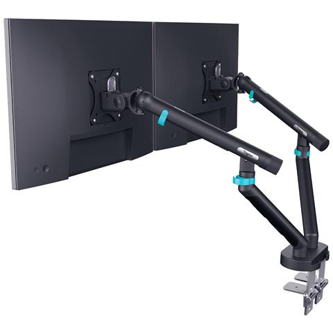 Supporto per monitor a doppio design, 2x 35", 2x 10 kg - Foto 2