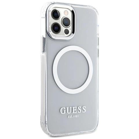 Custodia Magsafe In Metallo Per Iphone 12 / Iphone 12 Pro - Argento - Foto 2