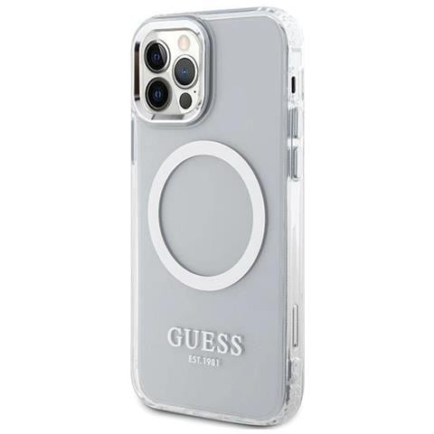 Custodia Magsafe In Metallo Per Iphone 12 / Iphone 12 Pro - Argento - Foto 7