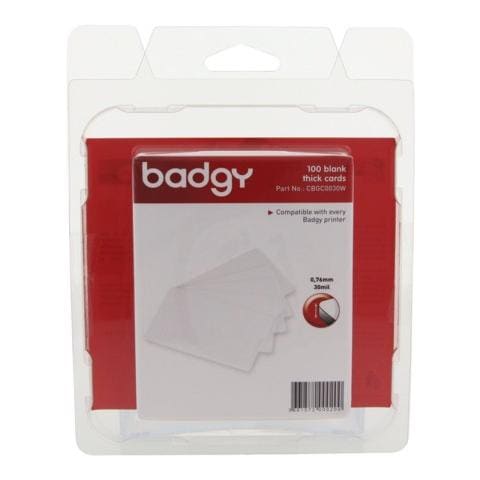 conf. 100 Carte PVC thick 30mil-0.76mm CBGC0030W - Foto 1