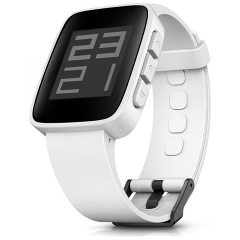 Smartwatch Chronos Eco Impermeabile 5ATM Display 1.26" Bluetooth Monitoraggio Attività Fisica e Notifiche Bianco - Italia  - Foto 8