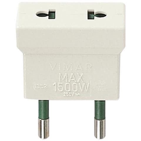 1352b - Adattatore S10 - Usa+eu Bianco - Foto 2