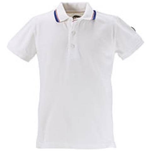 Polo Ragazzo Piquet Profilata 8a Bianco - Foto 1