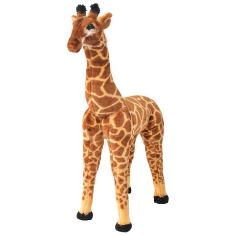 Giraffa in Peluche in Piedi Marrone e Gialla XXL - Foto 1