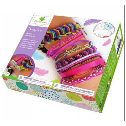 Braccialetto A Righe Multiple Di Grande Formato A Forma Di Scatola - Foto 1