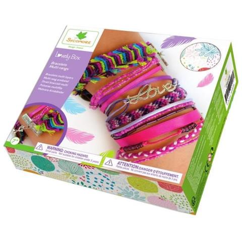 Braccialetto A Righe Multiple Di Grande Formato A Forma Di Scatola - Foto 2