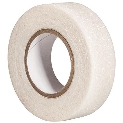 Rayher 59925102 glitter Tape, 15 mm, Rotolo 5 m, Weiãÿ - Foto 2