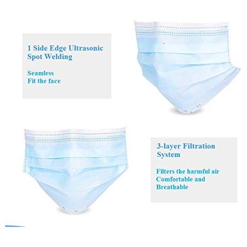 50 Pz Mascherine Di Protezione Monouso A 3 Strati Confezione - Foto 7