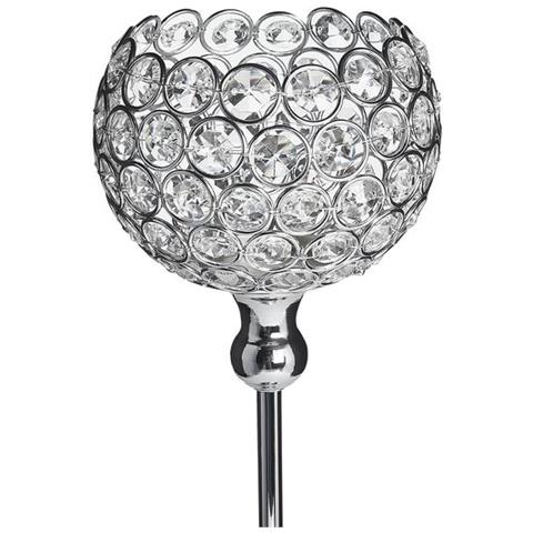 Portacandele Tealight Color Argento 27 Cm Esternay - Foto 6