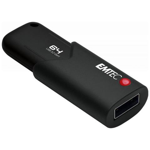 Chiavetta Usb 64gb Emtec B120 Fare Clic Su Secure Usb 3.2 (100mb/s) - Foto 2