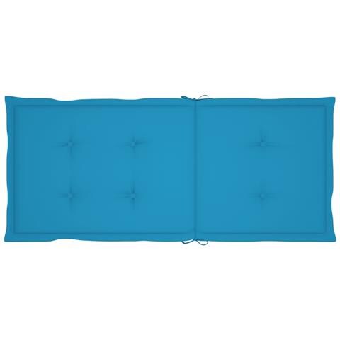 Sedie da Giardino Reclinabili 4 pz con Cuscini Massello Acacia - Foto 2